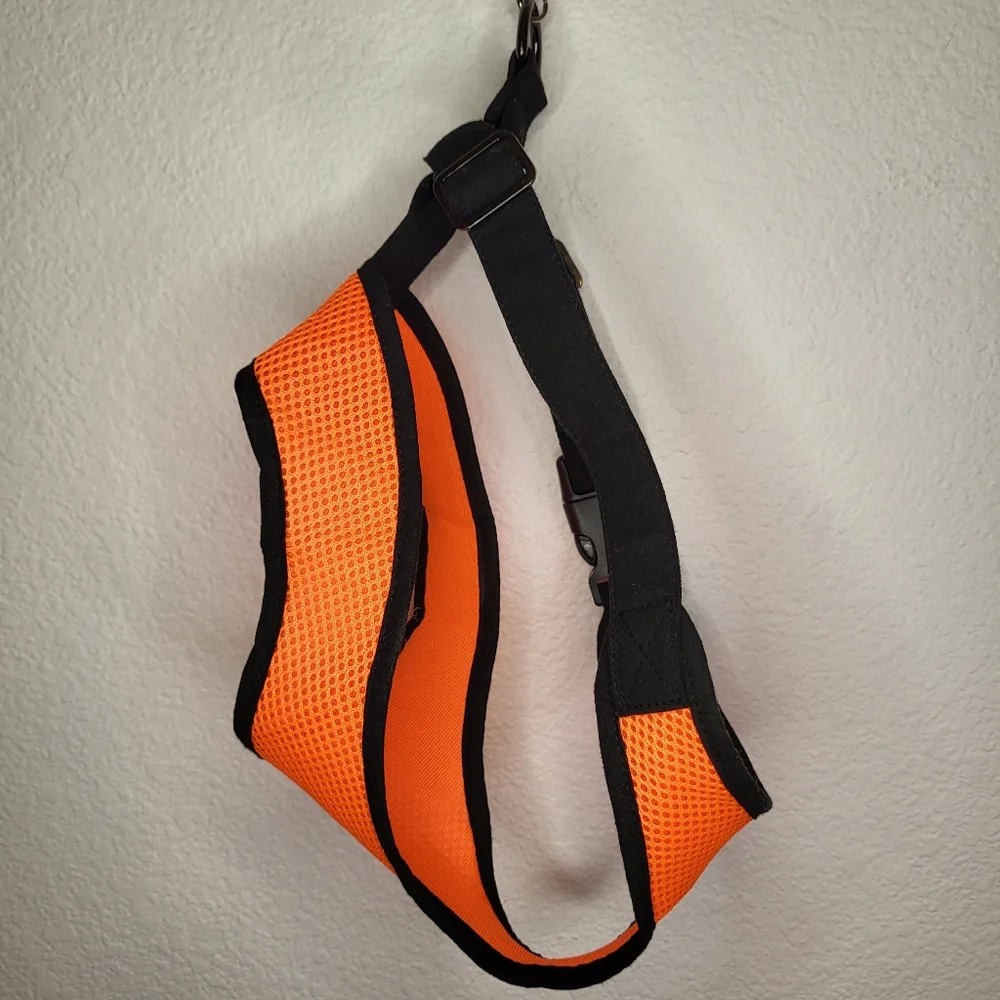 Dog safety harness in bright orange for Large dogs